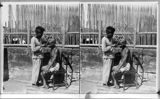 The Barber, Tondo, PI